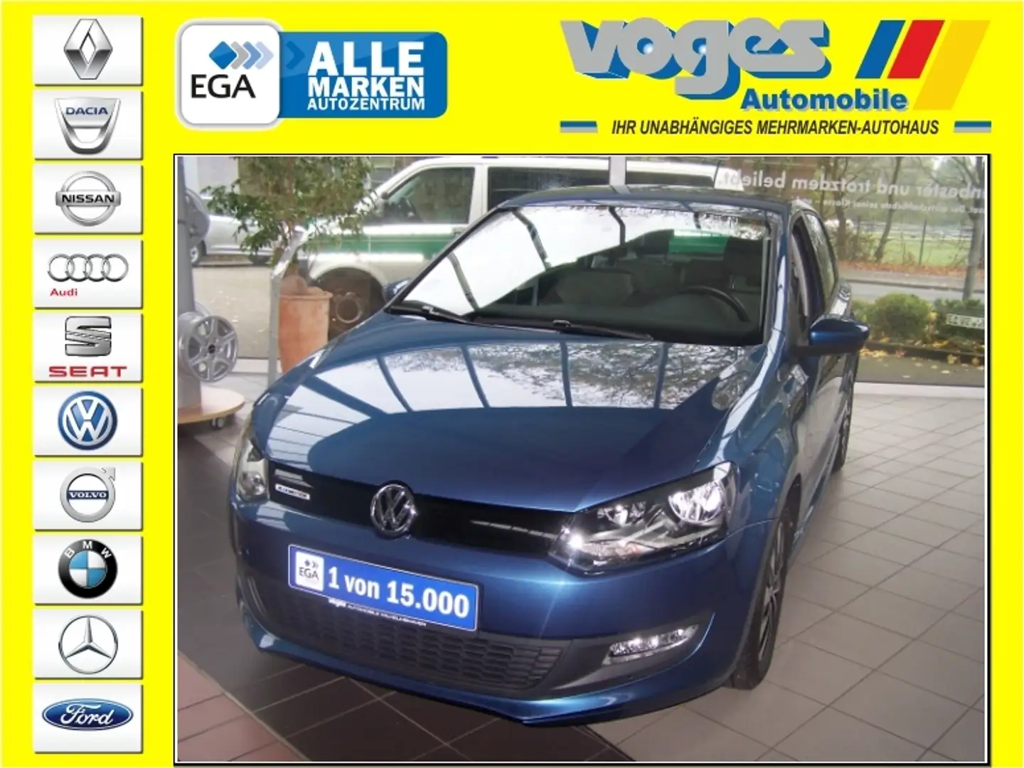 Volkswagen Polo 1.0 TSI Blue Motion Bleu - 1