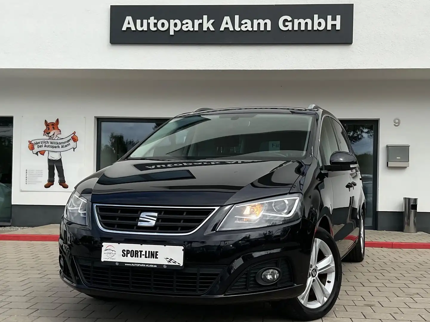 SEAT Alhambra Crono Plus 2.0 TDI AHK RFK 7-Sitzer Noir - 1