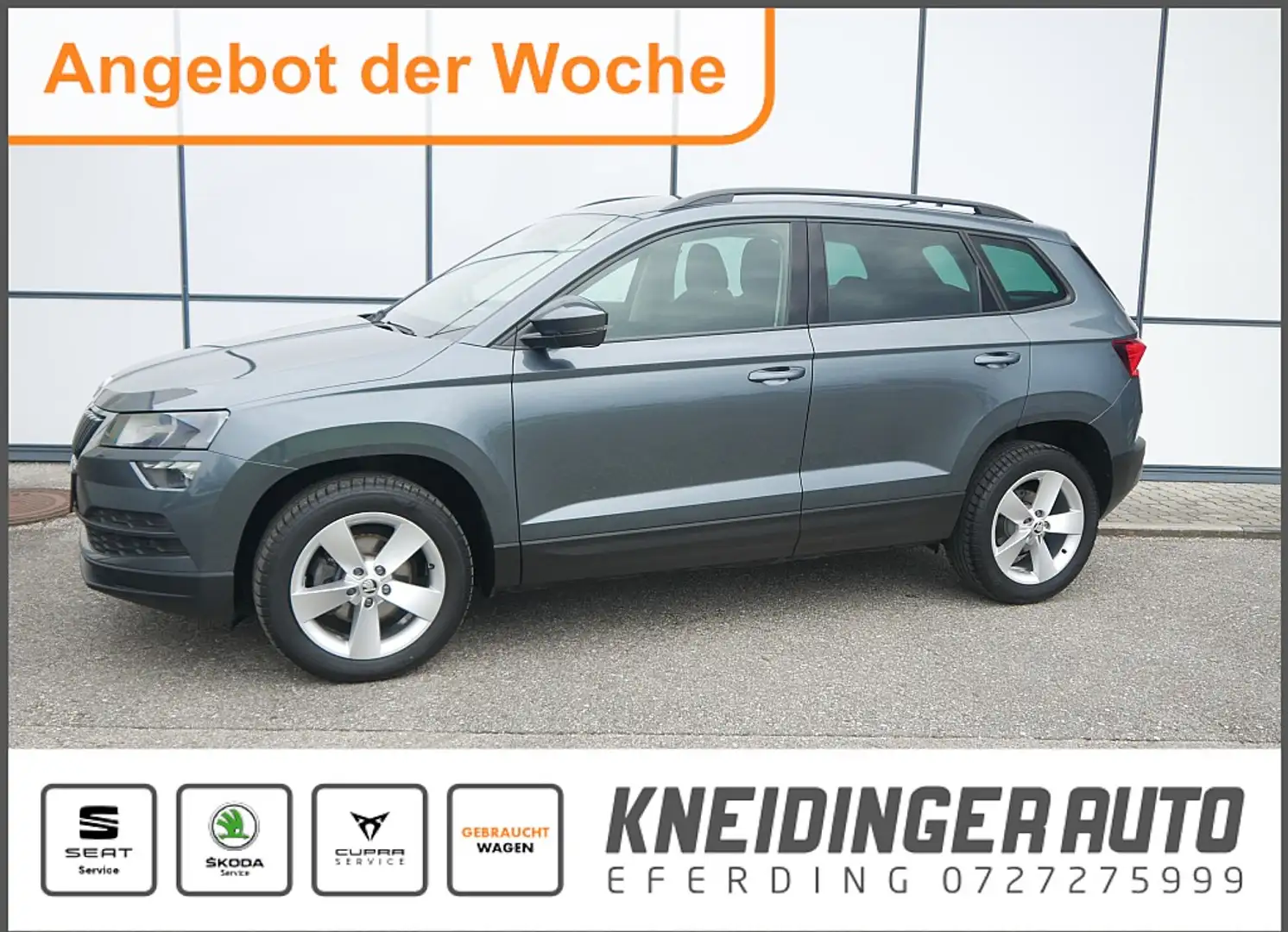Skoda Karoq 1,0 TSI Ambition, AHK., NAVI, Tempomat Gris - 1