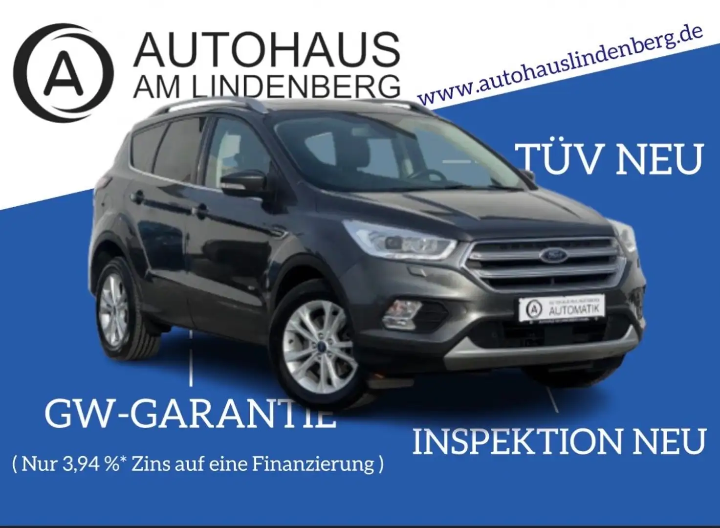 Ford Kuga Titanium*ALLRAD*ACC*R-KAM*SHZ*AHK*PDC*PANO Grau - 1