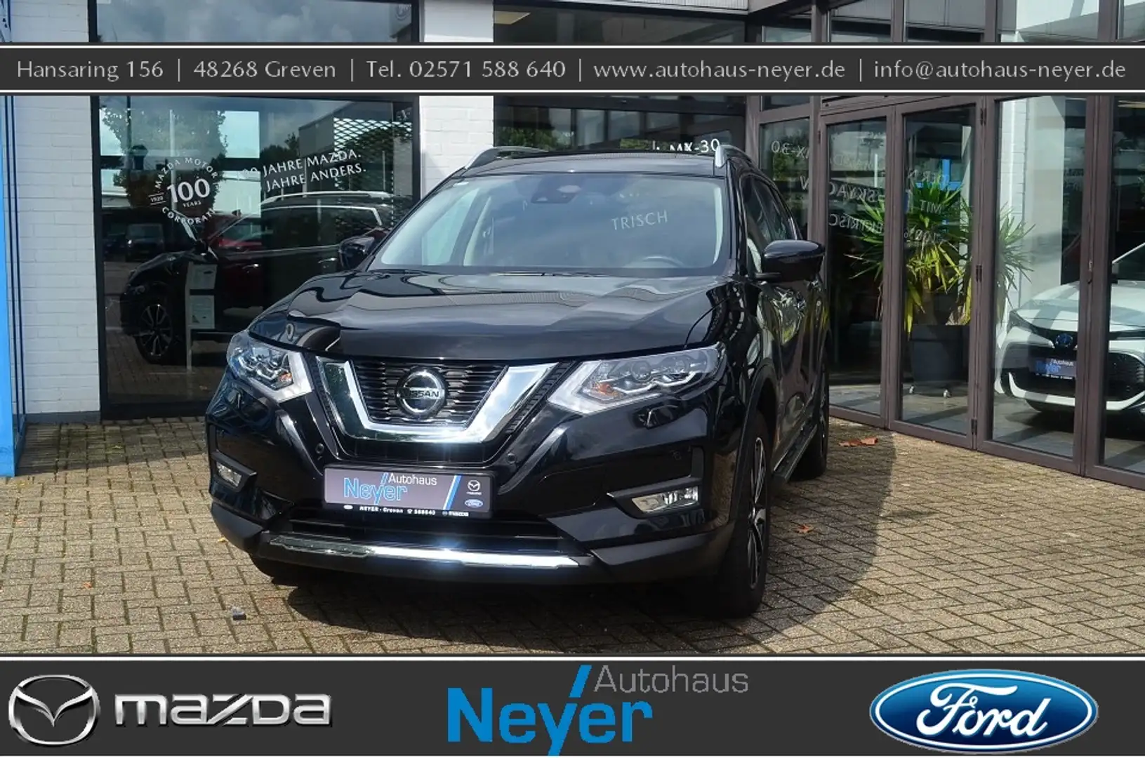 Nissan X-Trail 1.3 Automatik Tekna AHK GSD Zwart - 1