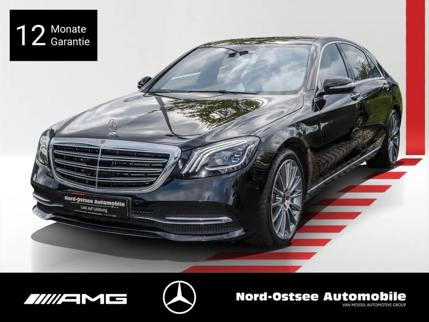 Mercedes-Benz S 560 LIM. LANG MEMORY COMAND KAMERA PANO BUR Zwart - 1