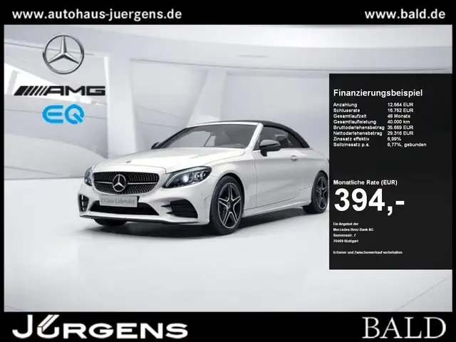 Mercedes-Benz C 300 4M Cabrio AMG-Sport/MBeam/Night/Cam/Totw