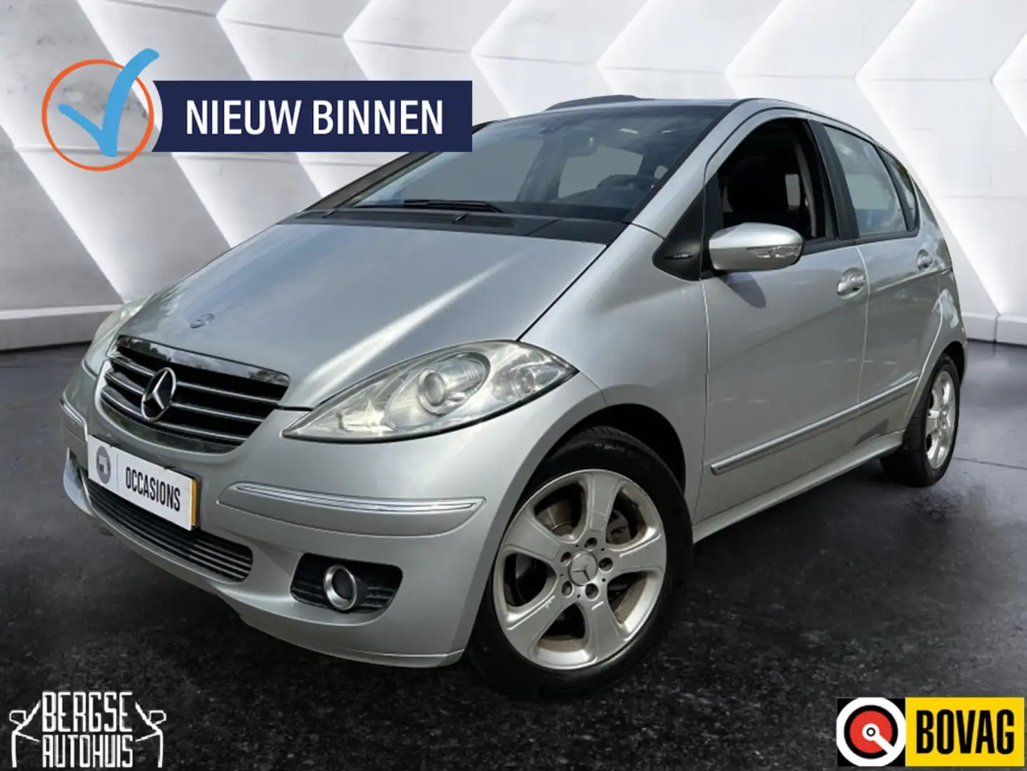 Mercedes-Benz A 170 Avantgarde Cruise Airco StoelVw Opendak Grijs - 1