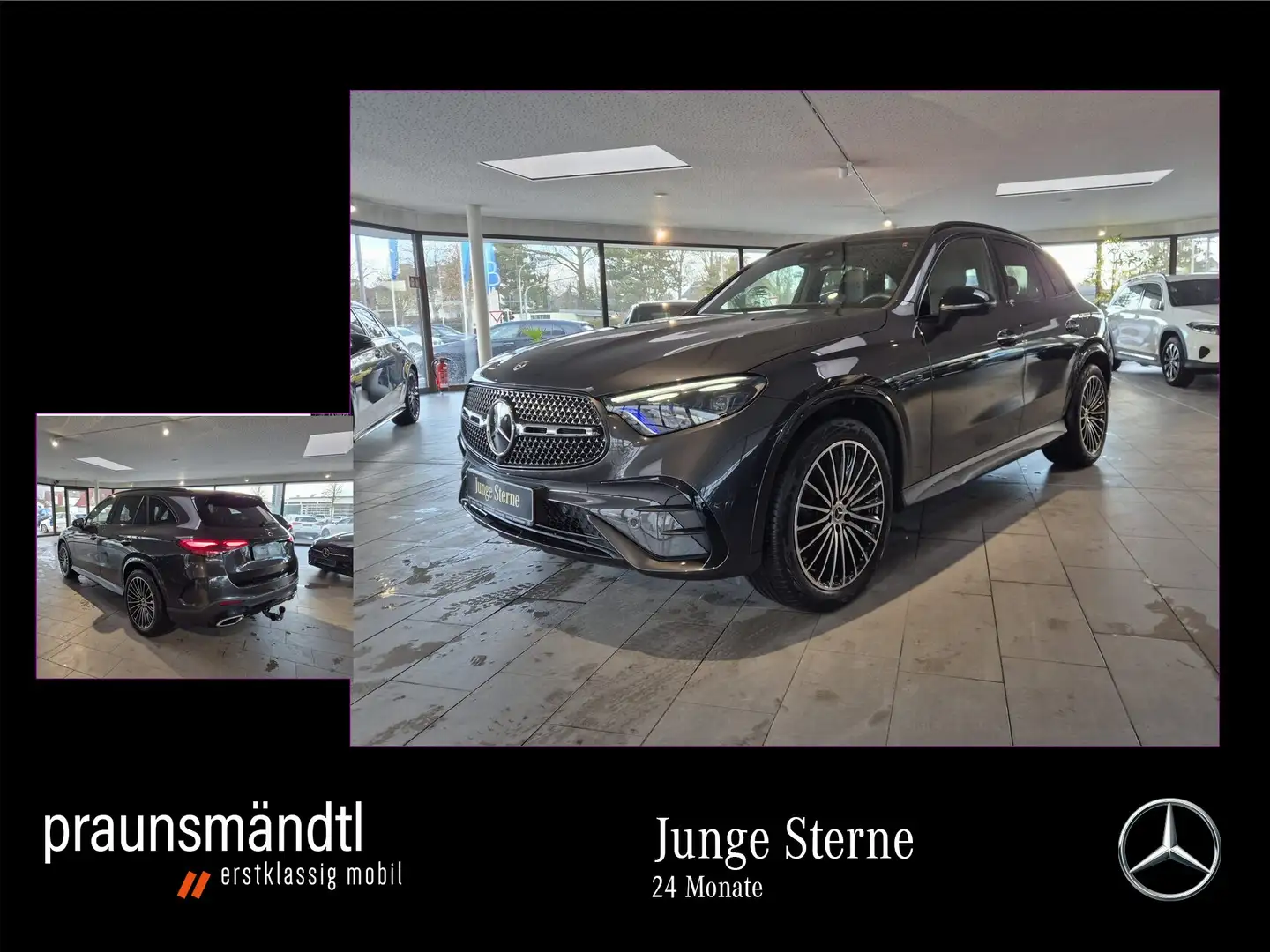 Mercedes-Benz GLC 450 d 4M AMG Night Sound/Pano/AHK/Distr/360° Grau - 1