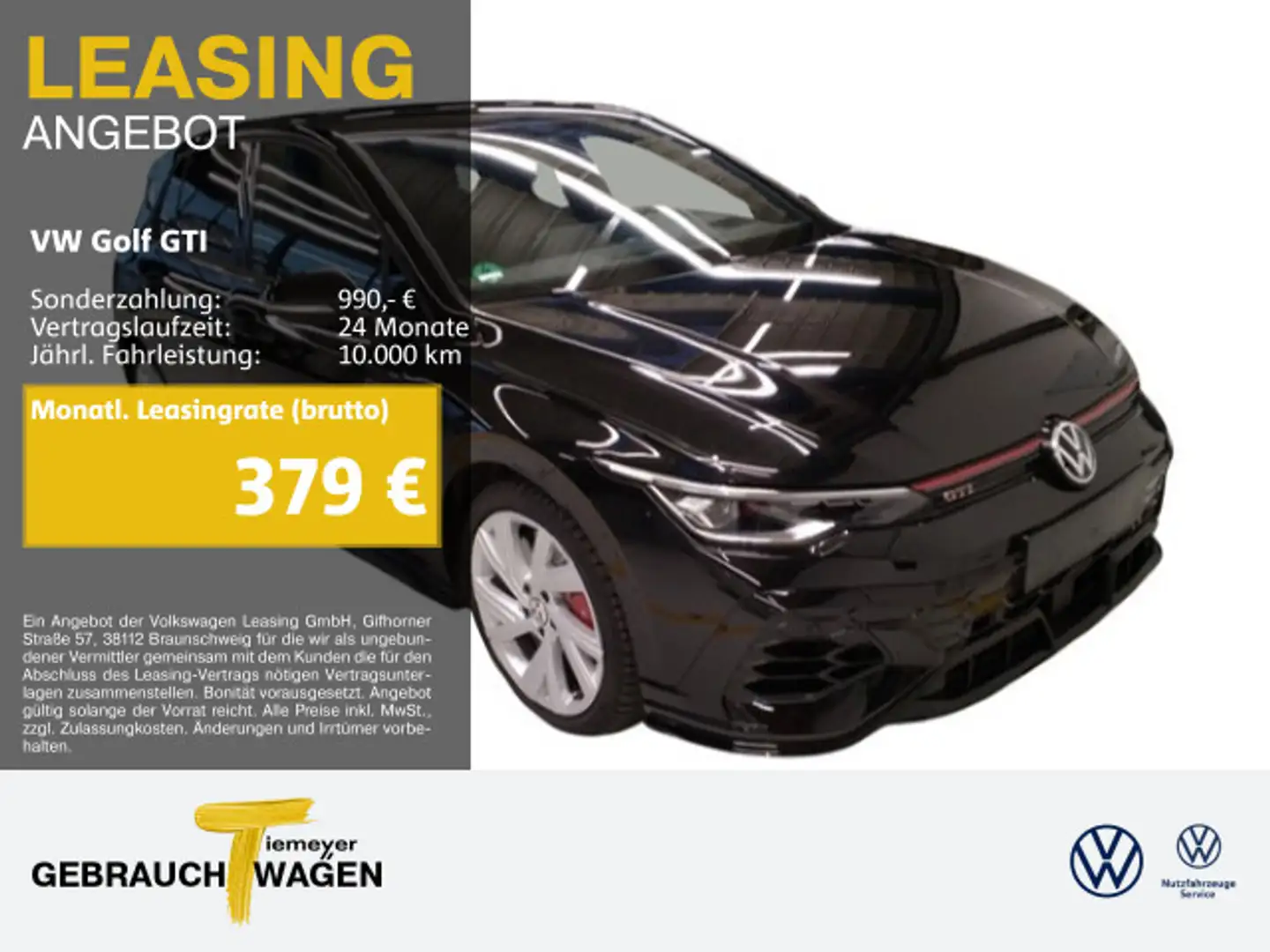 Volkswagen Golf GTI CLUBSPORT H/K LM19 HuD Schwarz - 1