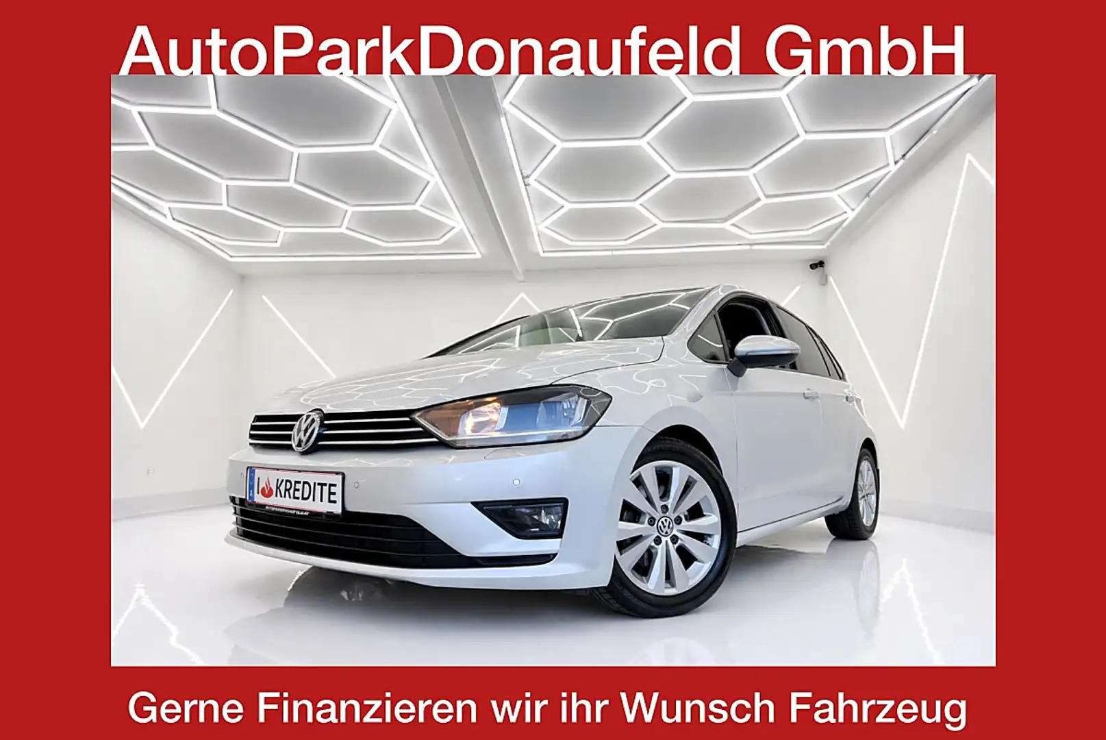 Volkswagen Golf Sportsvan 1,6 TDI BMT Rabbit/Erstbesitz/Gepflegt/ Silber - 1