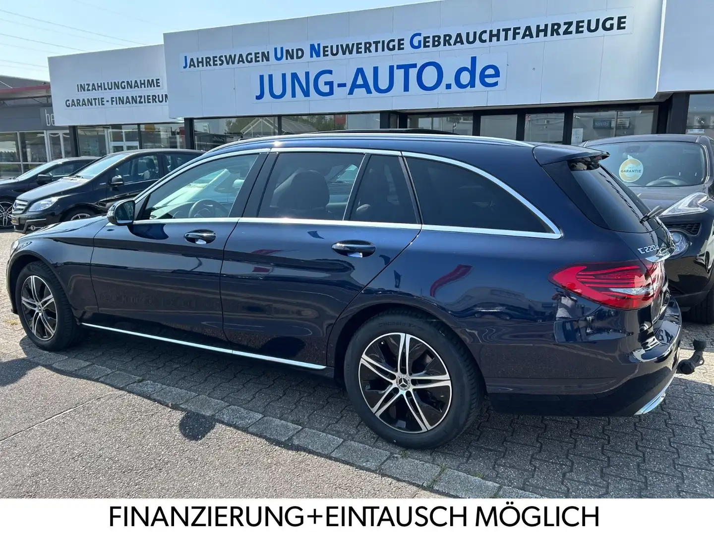 Mercedes-Benz C 220 T d 4Matic AHK DISTR. HUD SCHIEBED. LED Bleu - 1