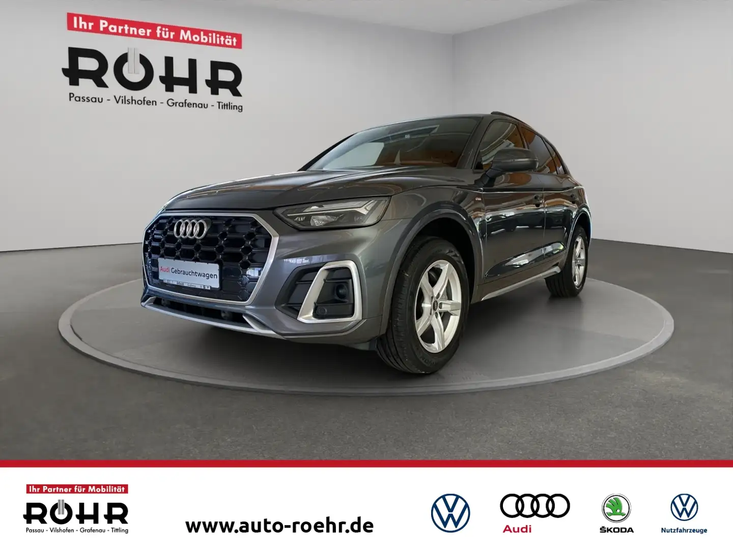 Audi Q5 S line 40 TDI quattro S tronic (Navi.SHZ.EPH.LED.D Grau - 1