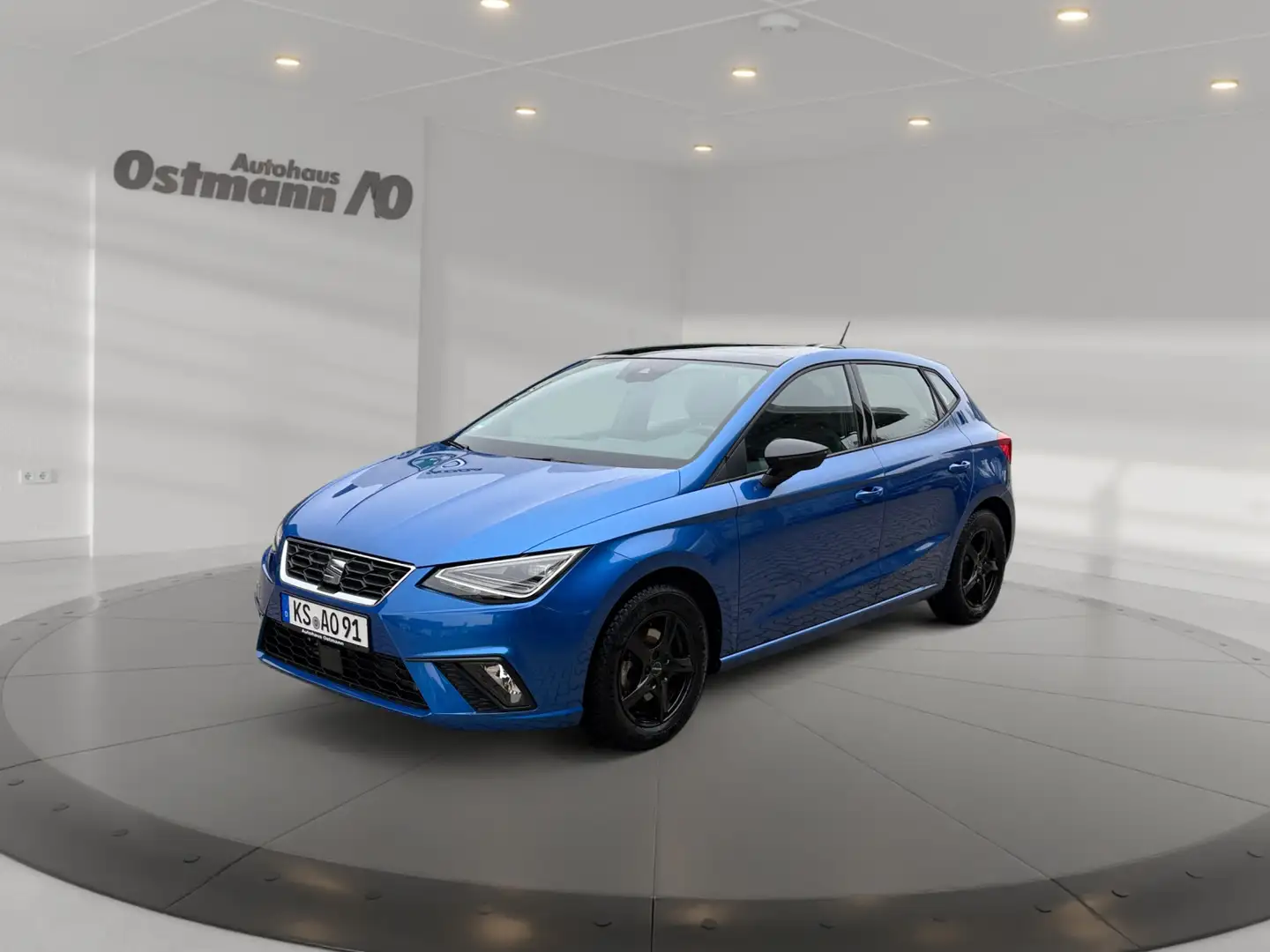 SEAT Ibiza 1.0 TSI FR ACC FLA Pano SpurH LM LED Navi Blau - 1