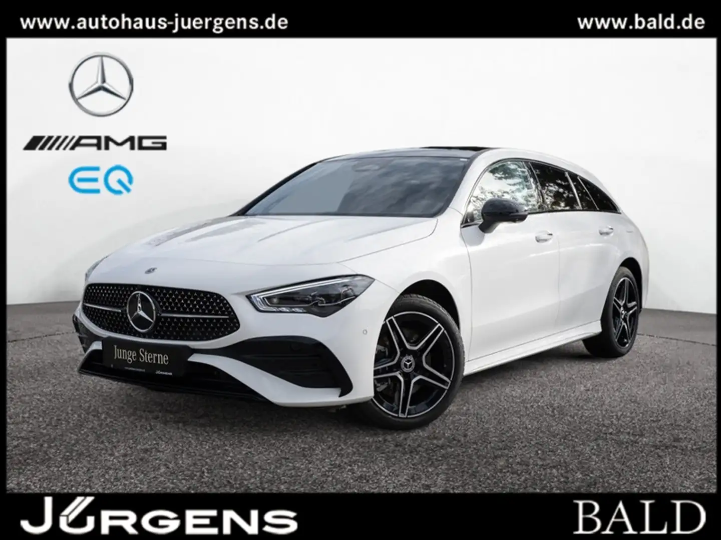 Mercedes-Benz CLA 250 e SB AMG-Sport/360/Pano/Leder/Dist/Night Weiß - 1