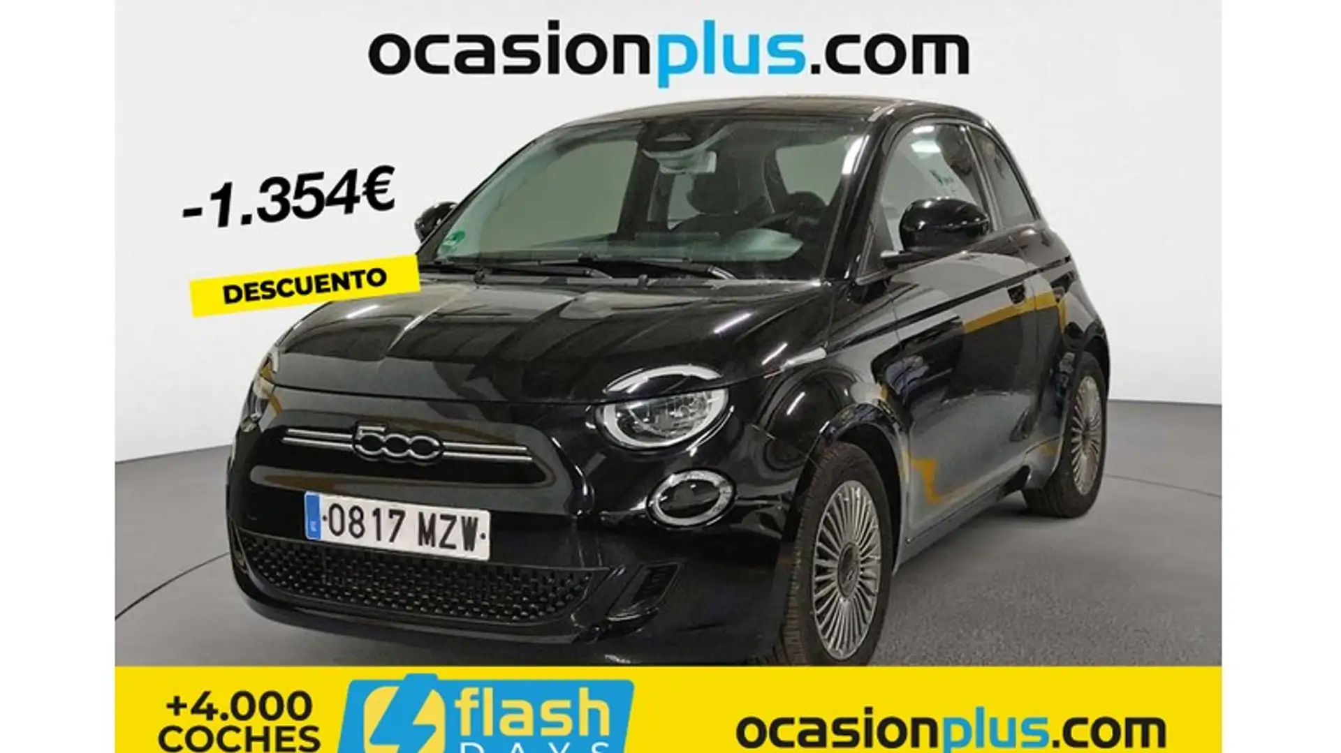 Fiat 500e 70Kw Icon Negro - 1