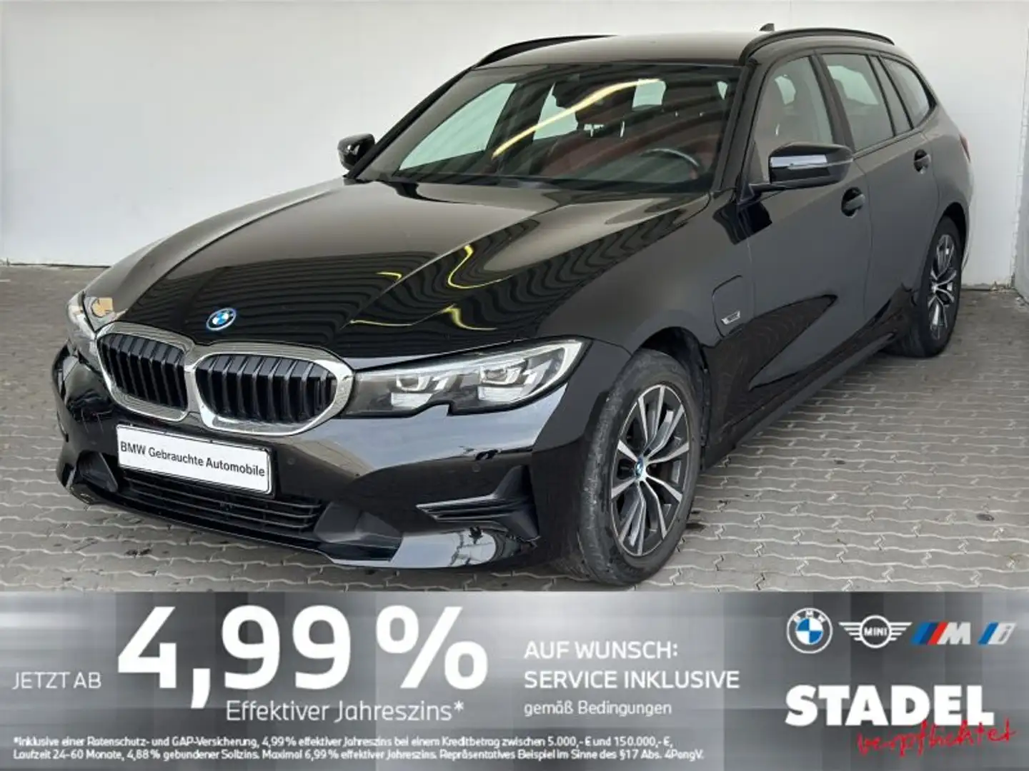 BMW 320 e xDr Tour. LED.Navi.M-LR.HiFi.WLAn.Sportsitz Schwarz - 1