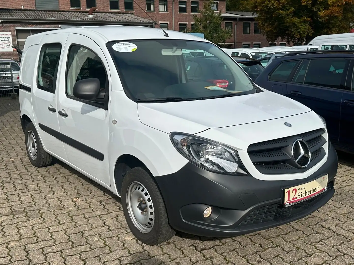 Mercedes-Benz Citan 109 CDI lang+1.HAND+KLIMA+PDC+SCHIEBETÜR+EURO 6 Weiß - 2