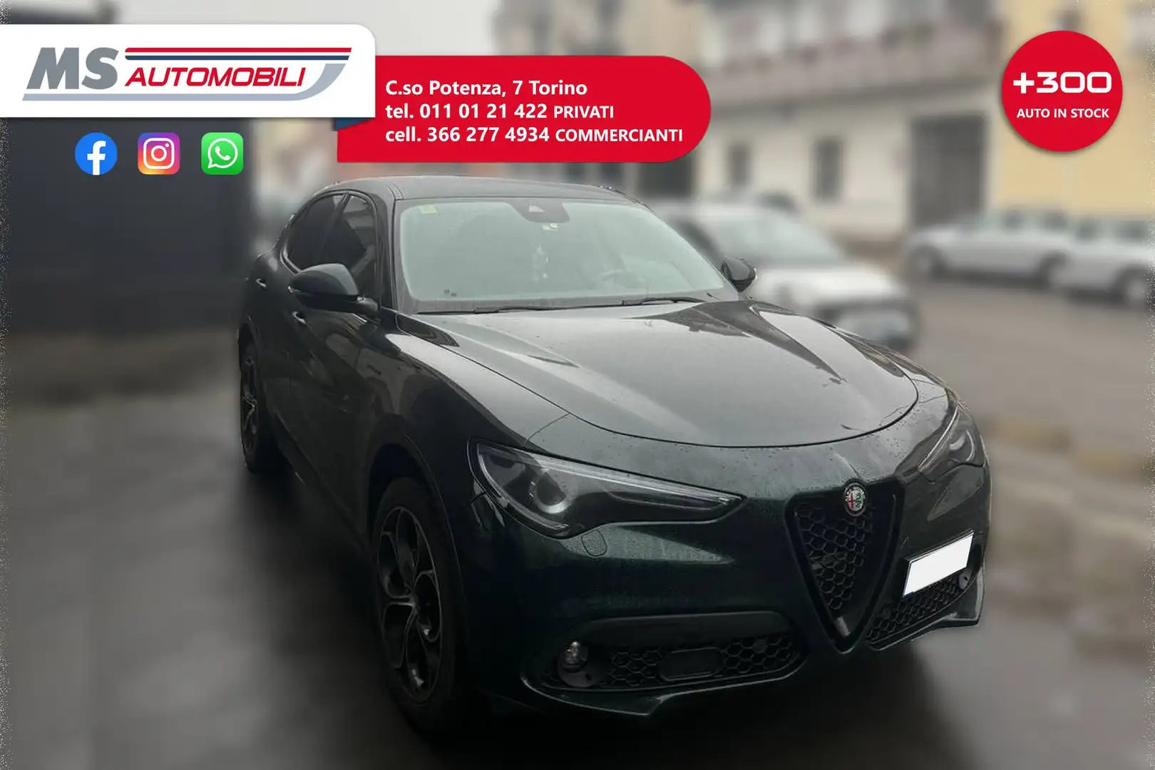 Alfa Romeo Stelvio Alfa Romeo Stelvio 2.2 Turbodiesel 210 CV AT8 Q4 Verde - 1