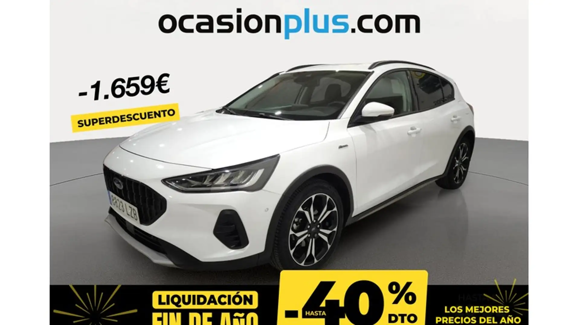 Ford Focus 1.0 Ecoboost MHEV Active 155 Blanc - 1