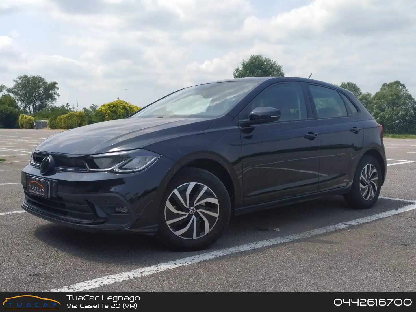 Volkswagen Polo Life 1.0 TSI Zwart - 1
