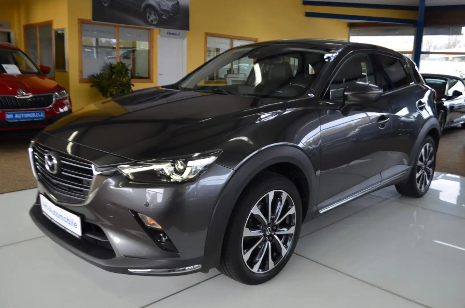 Mazda CX-3 Sports-Line XENON / NAVI / LEDER / R-KAM Grau - 1
