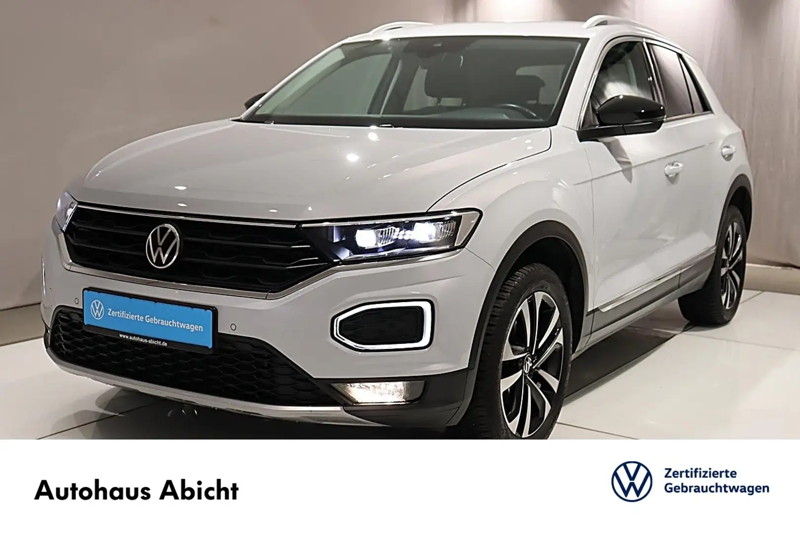 Volkswagen T-Roc 1.5 TSI UNITED LED NAVI KAMERA SHZ BT PDC Klima Argent - 1