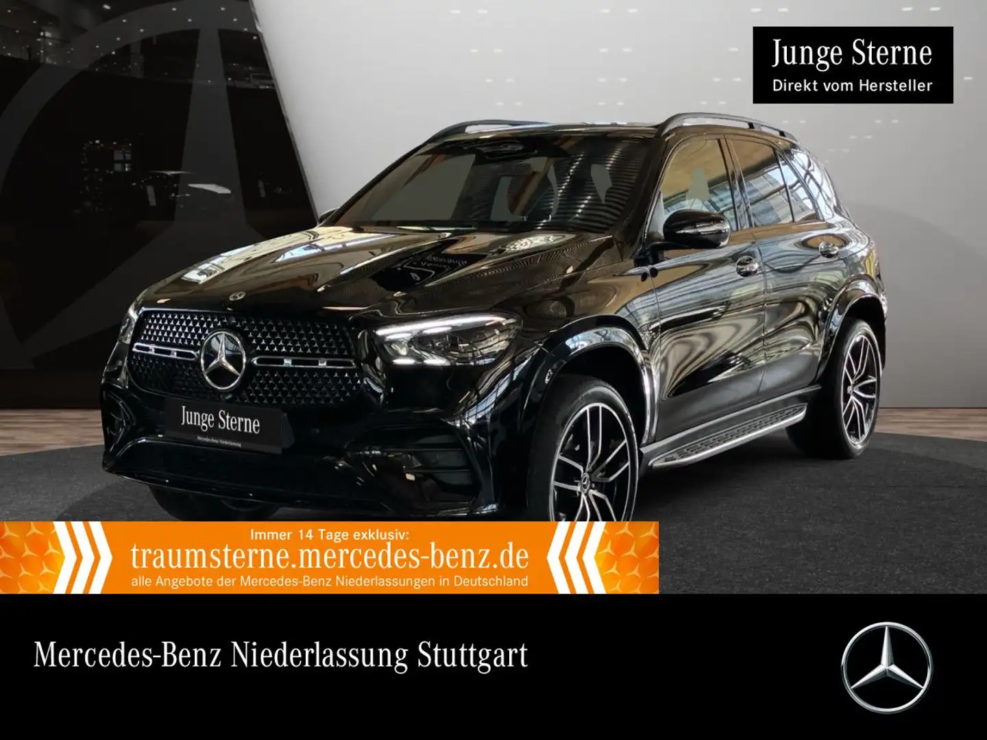 Mercedes-Benz GLE 450 4M AMG+NIGHT+PANO+360+AHK+MULTIBEAM+22"+9G Schwarz - 1
