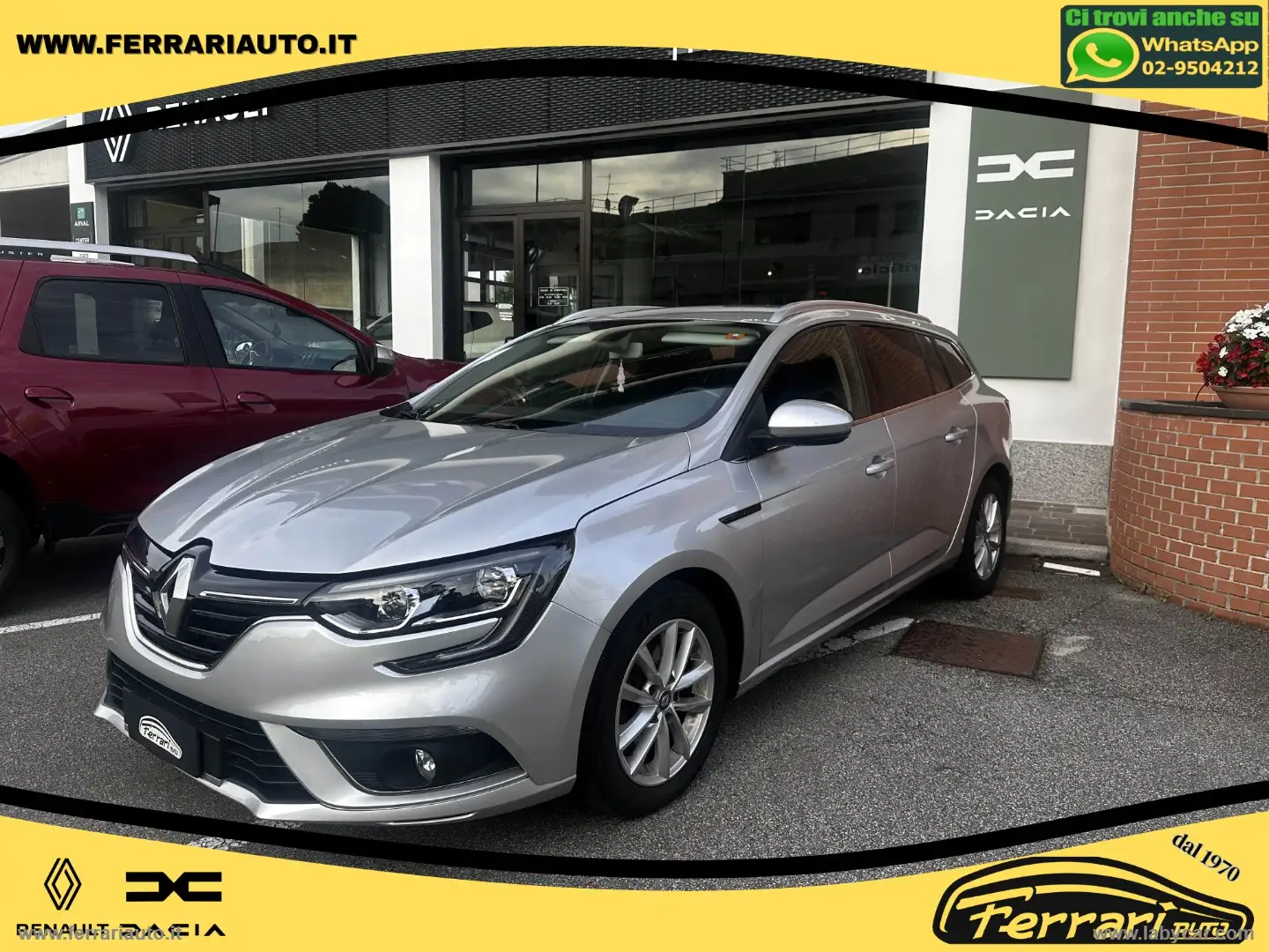 Renault Megane Sporter dCi 8V 110CV EDC Ener.Zen Grigio - 1