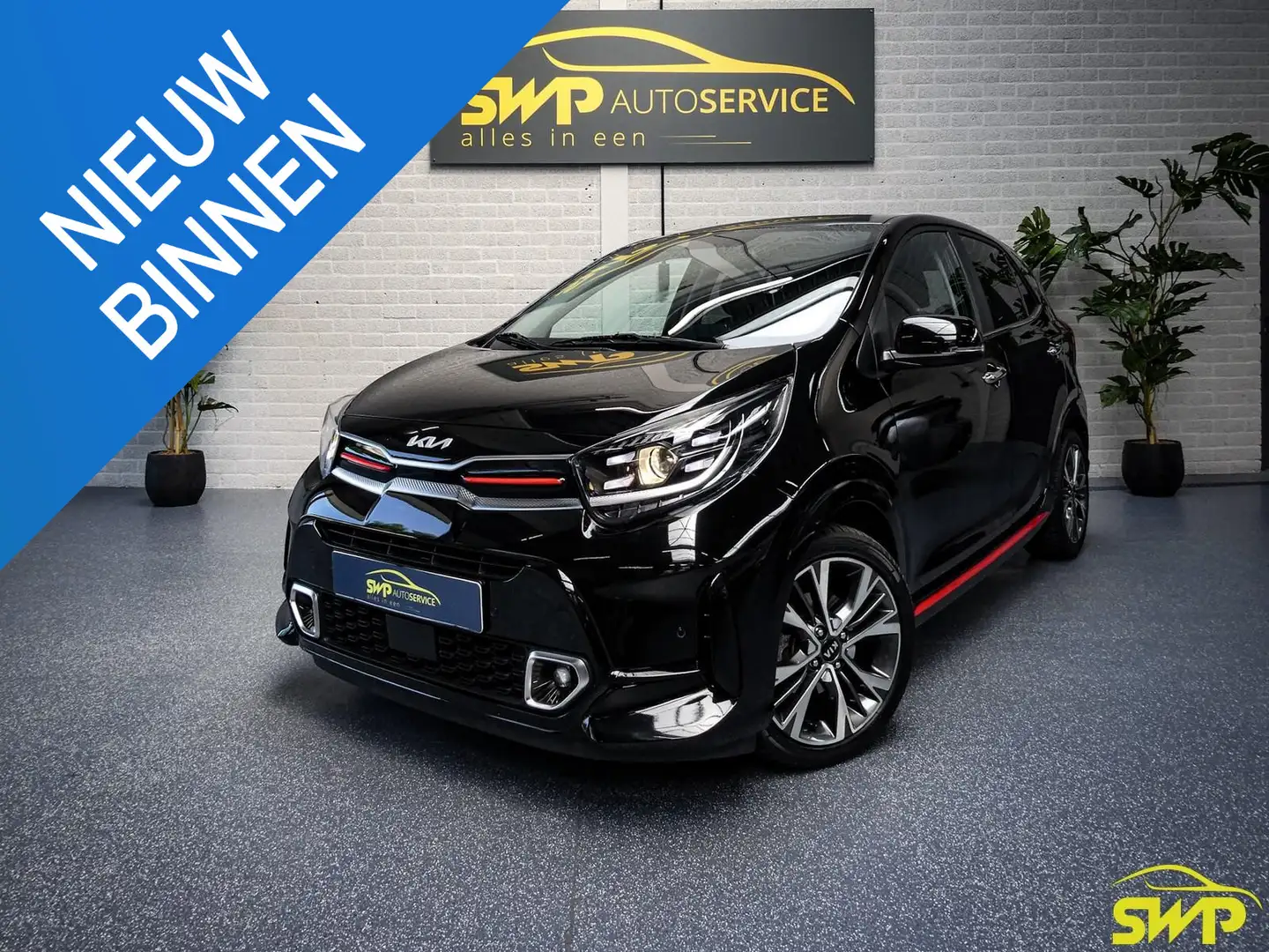 Kia Picanto 1.0 DPi GT-Line | Navi | Cam Zwart - 1