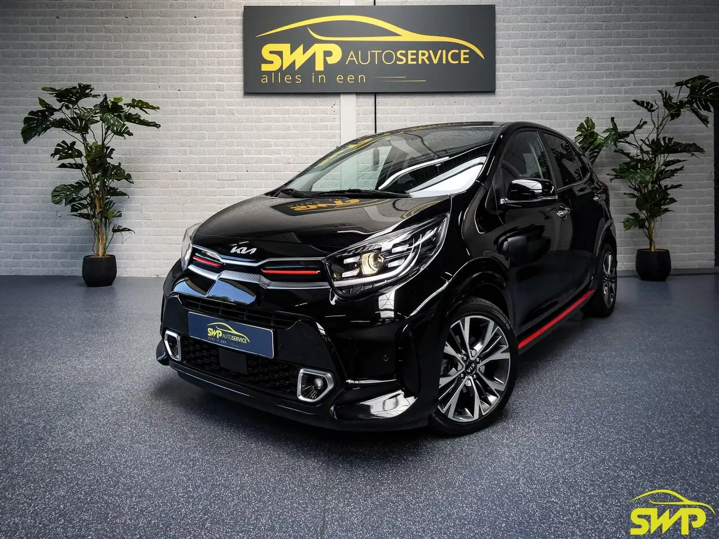 Kia Picanto 1.0 DPi GT-Line | Navi | Cam Zwart - 1