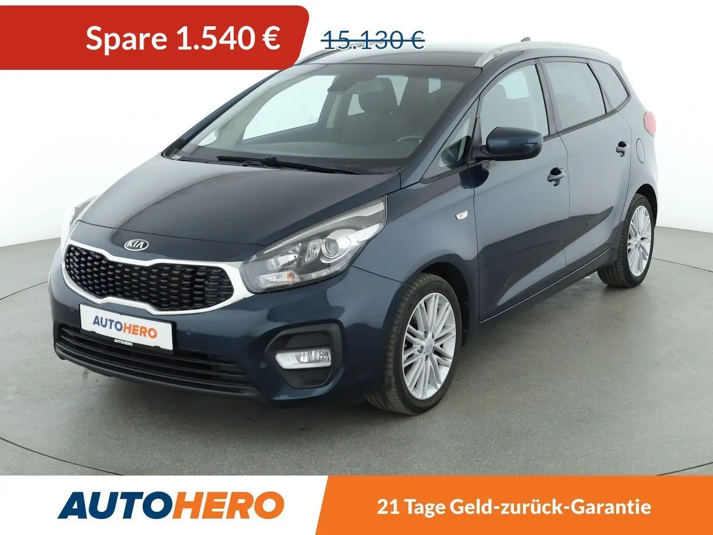 Kia Carens 1.7 CRDi Dream Team *NAVI*TEMPO*CAM*PDC*SHZ* Blau - 1