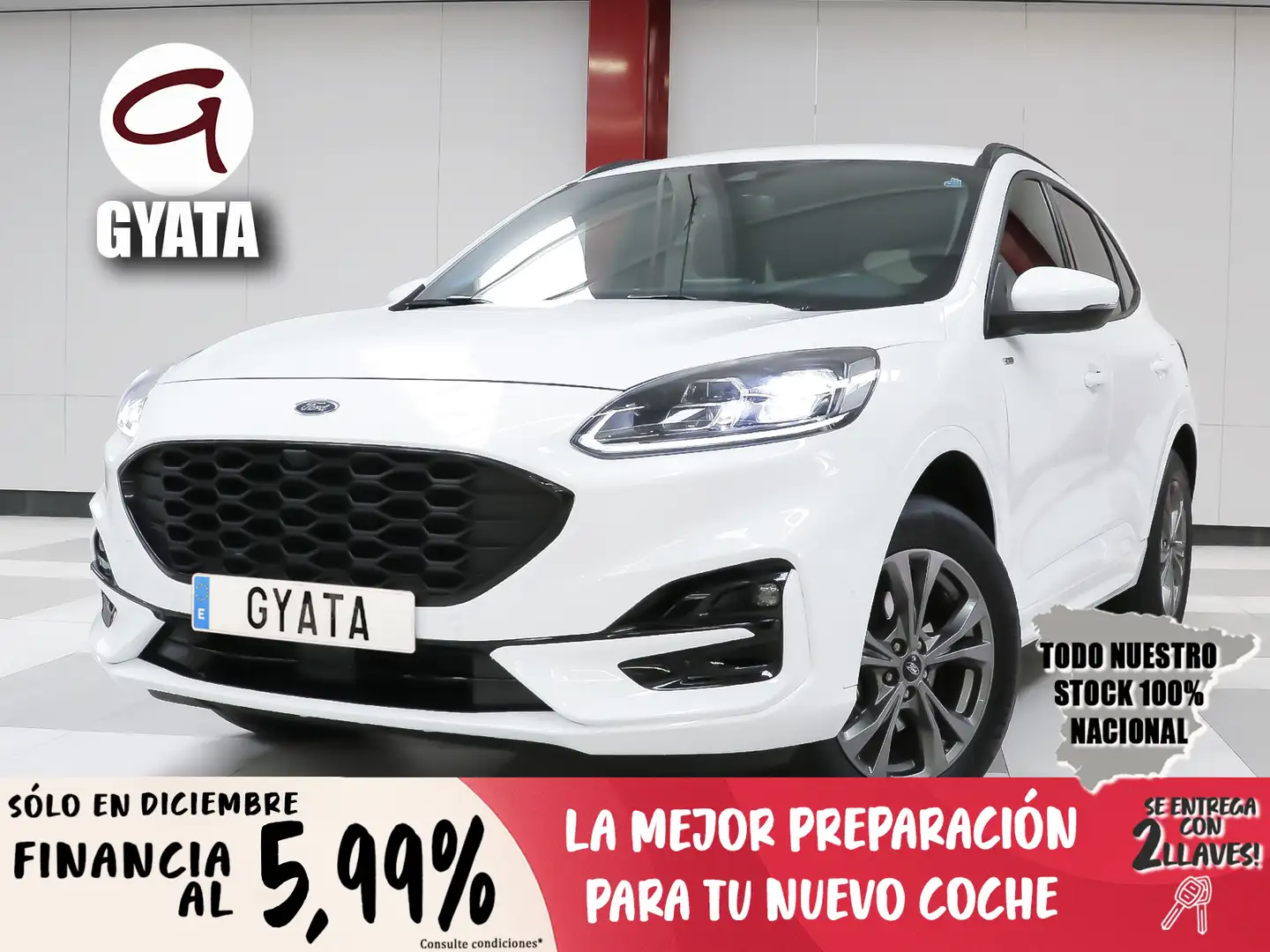 Ford Kuga 1.5 EcoBoost ST-Line FWD 150 Blanc - 1