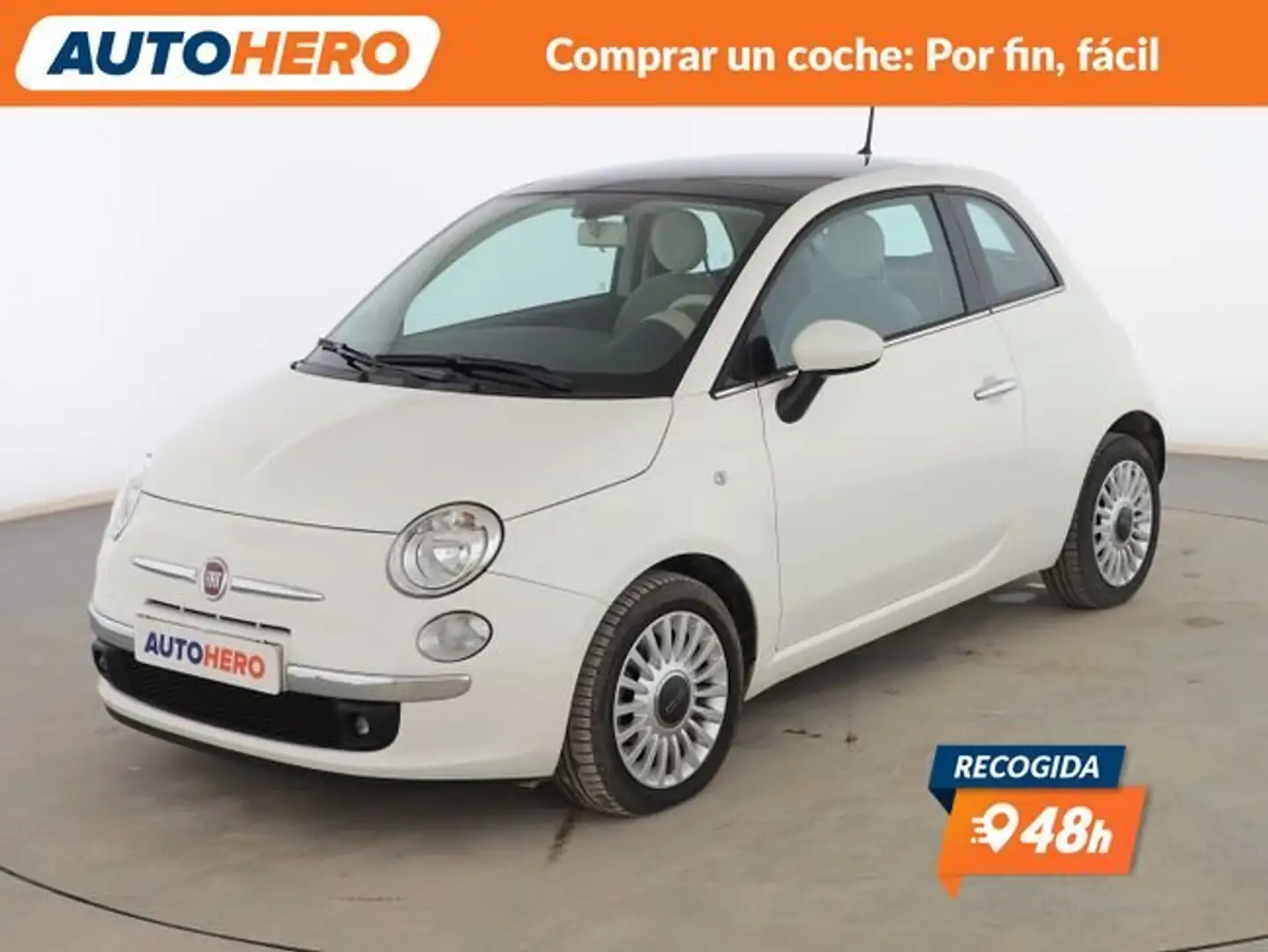 Fiat 500 1.2 Lounge Blanc - 1