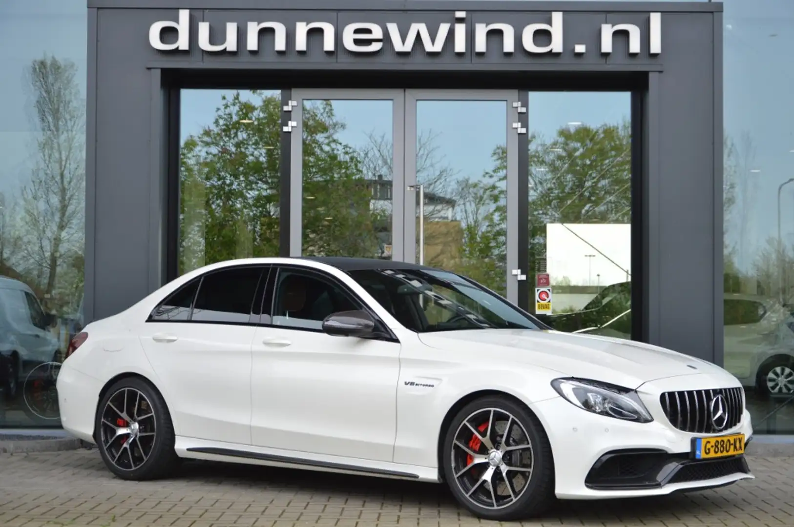 Mercedes-Benz C 63 AMG C63s *Stage2*Burmester*Sportuitlaat*Leder*Memory*C White - 1