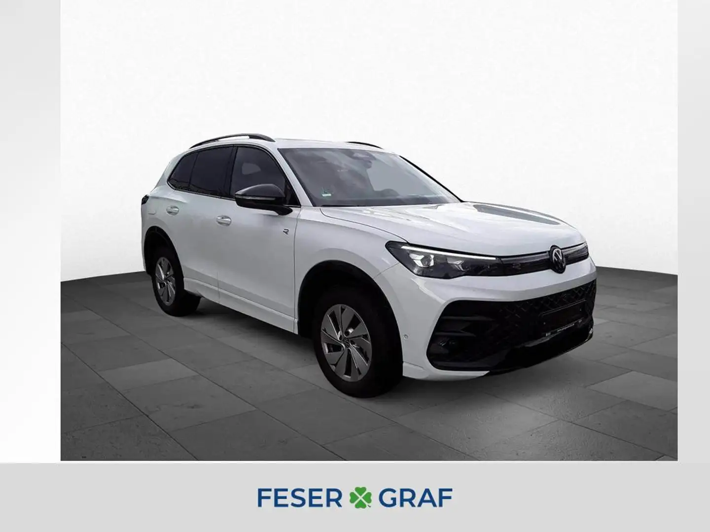 Volkswagen Tiguan 2.0 TDI DSG 4M R-Line AHK NAVI PANO Weiß - 1