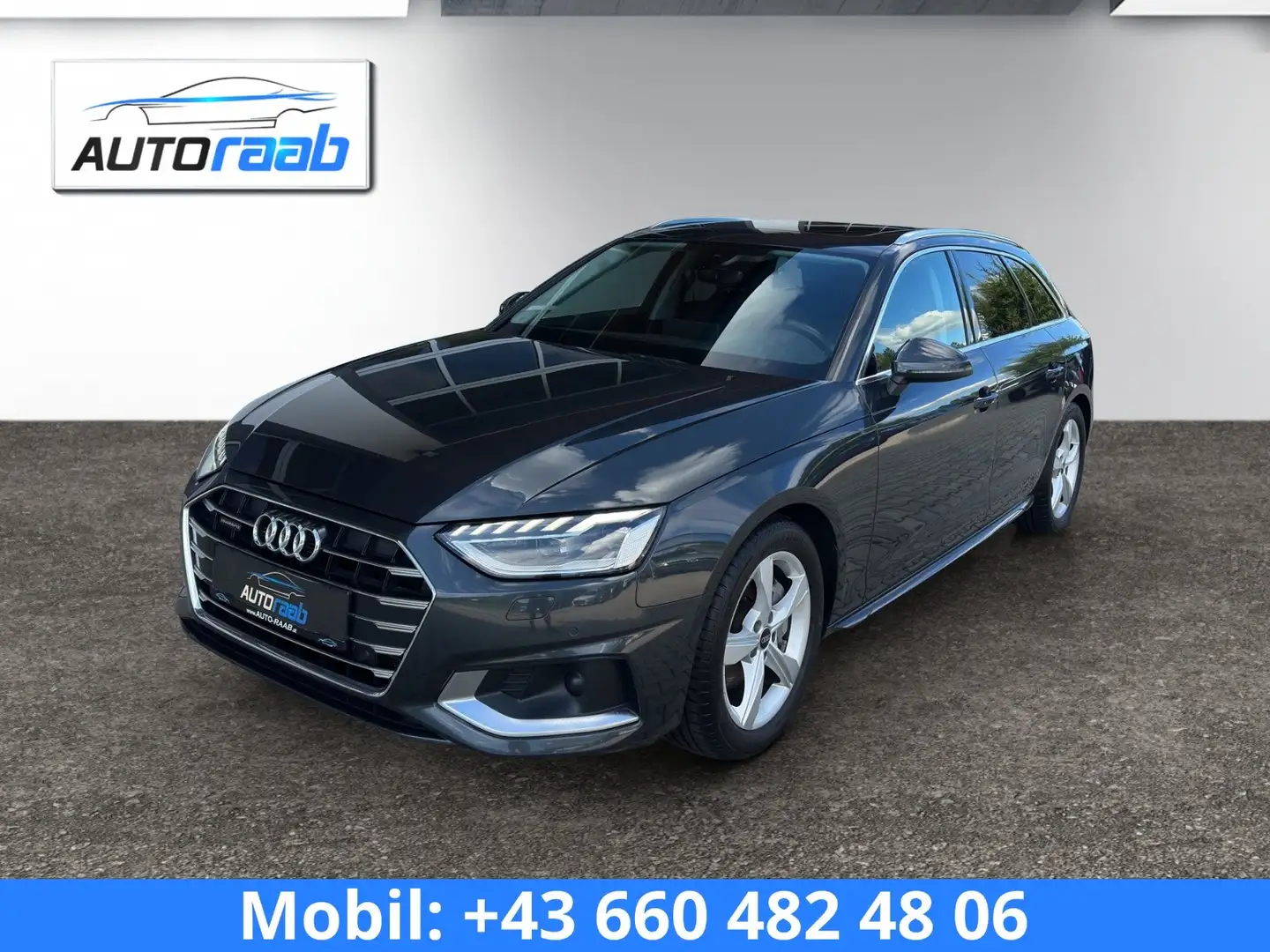Audi A4 40 TDI quattro advanced S-tronic *RFK*PANO*LED*NAV Grau - 1