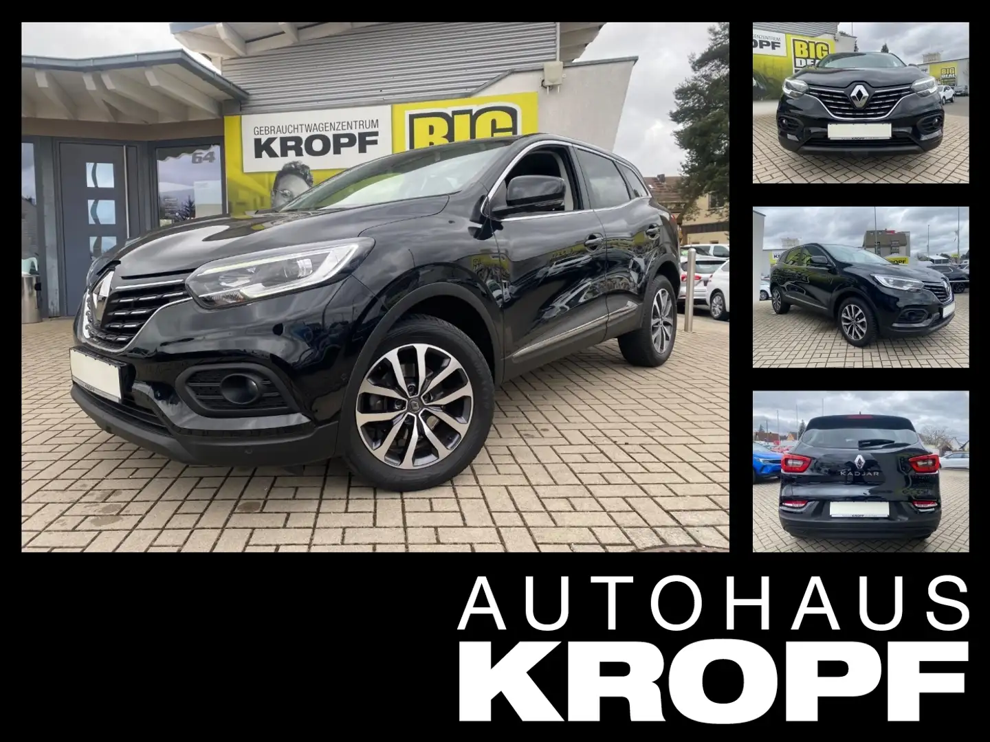 Renault Kadjar 1.3 TCe 140 GPF Business Edition SpurW Negro - 1