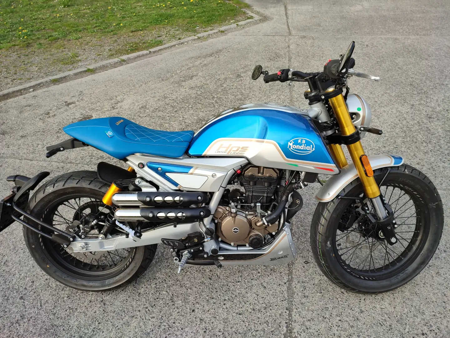Mondial HPS 125i Ubbiali Blauw - 2