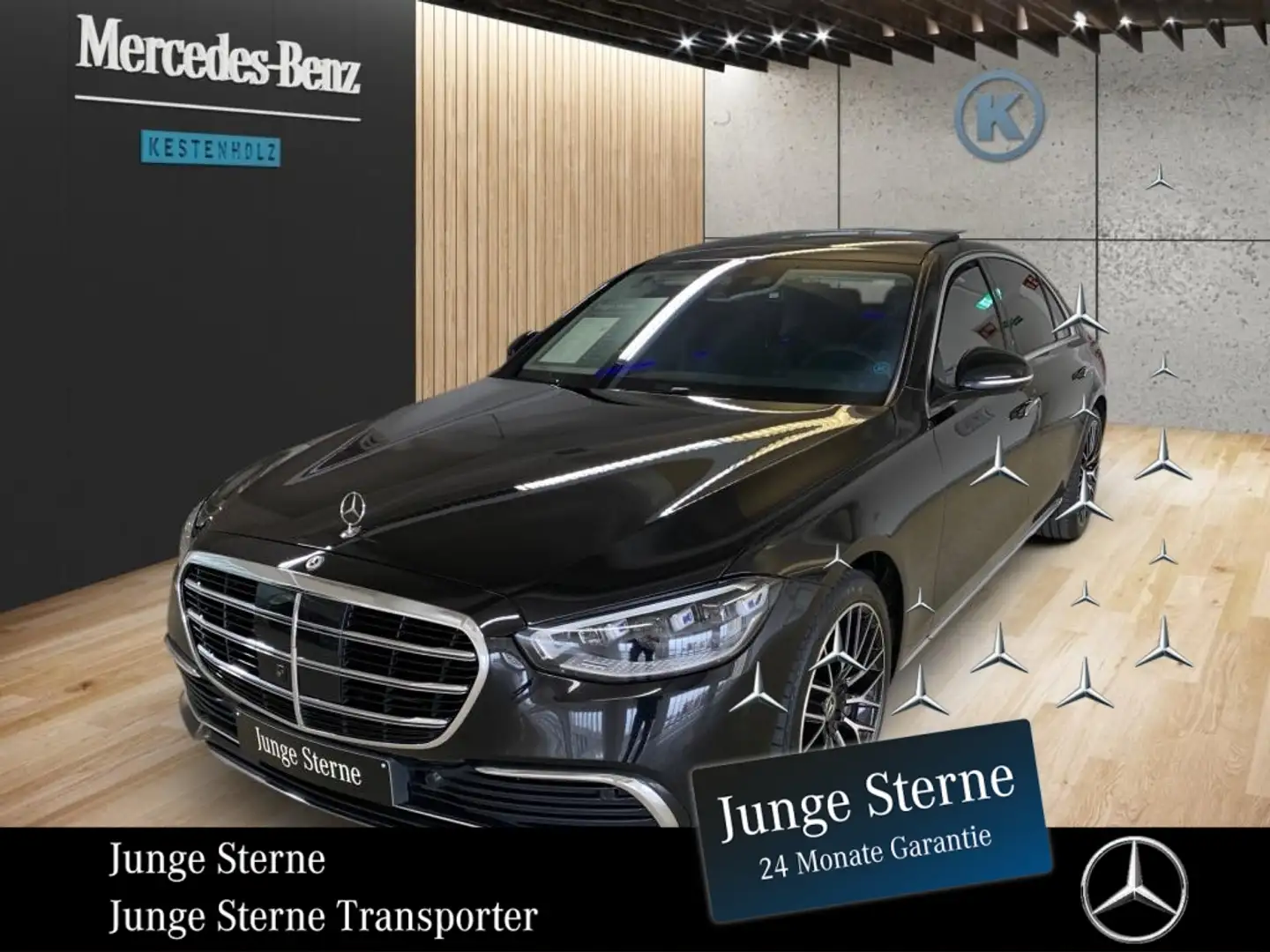 Mercedes-Benz S 580 4M Limo lang *360°GUARD*MBUX*MEMO*HUD*SHZ* Noir - 1