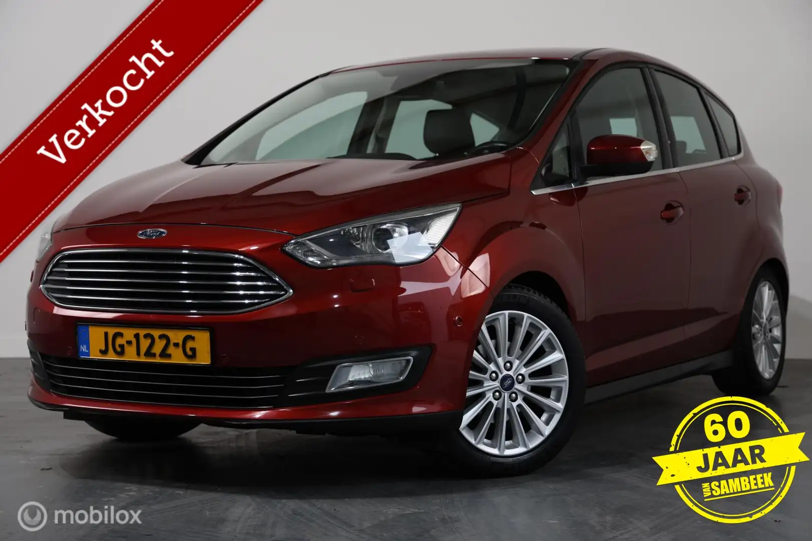 Ford C-Max 1.0 Titanium-WINTERPACK-TREKHAAK-CAMERA-CRUISECONT Rouge - 1