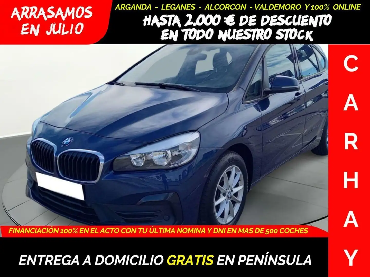 BMW 216 Active Tourer D ADBLUE (EU6D-TEMP) Azul - 1