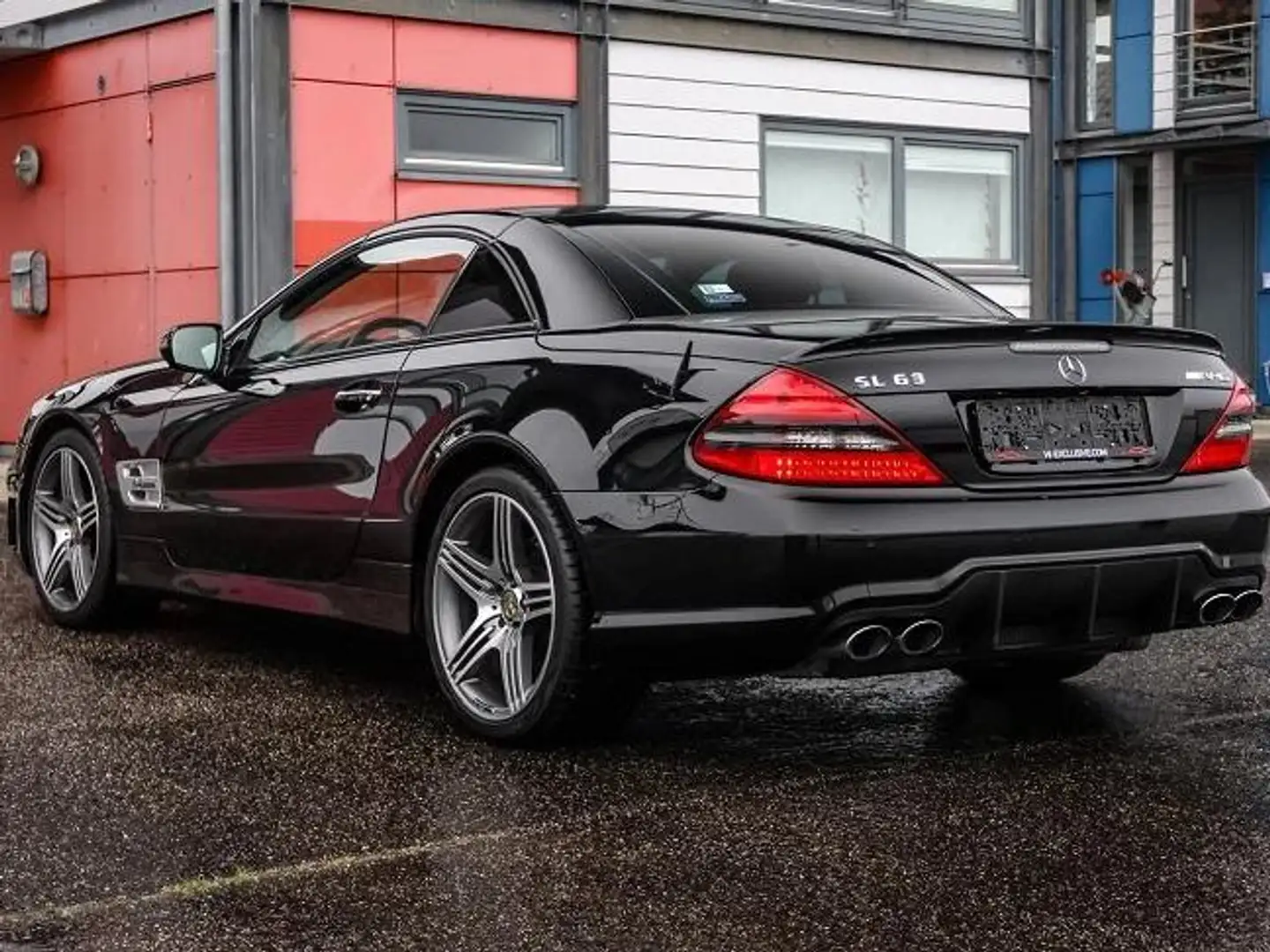 Mercedes-Benz SL 63 AMG Obsidian Schwarz 6,2-Liter Negro - 2