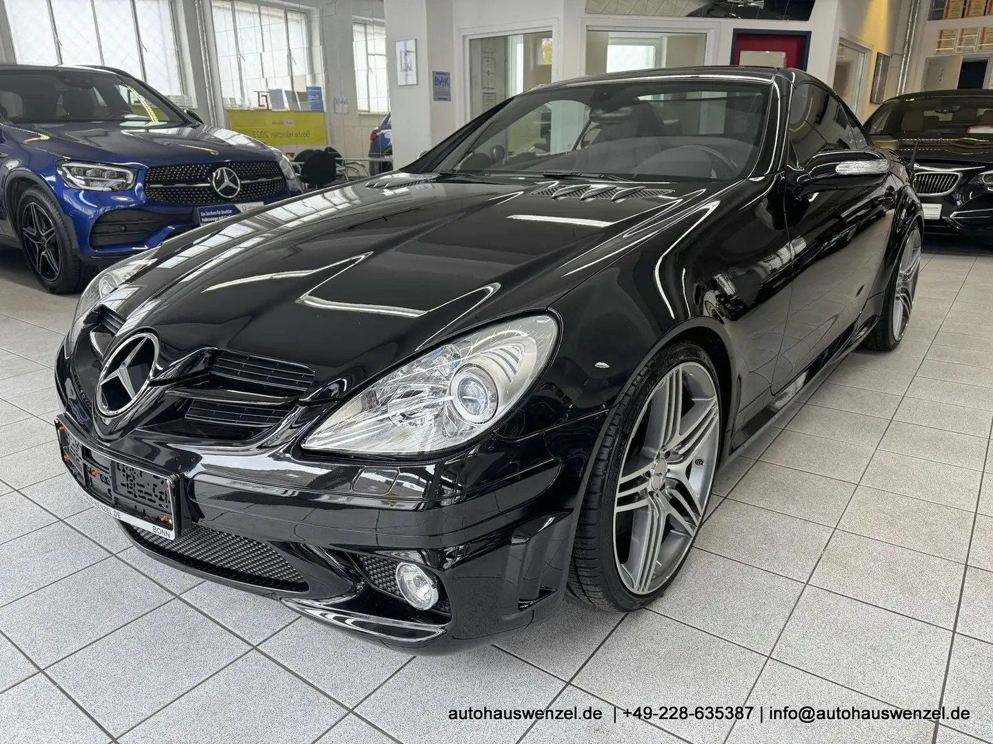 Mercedes-Benz SLK 350 6-Gang - nur 40.000 km - AMG Optik - SUPER ZUSTAND Schwarz - 2