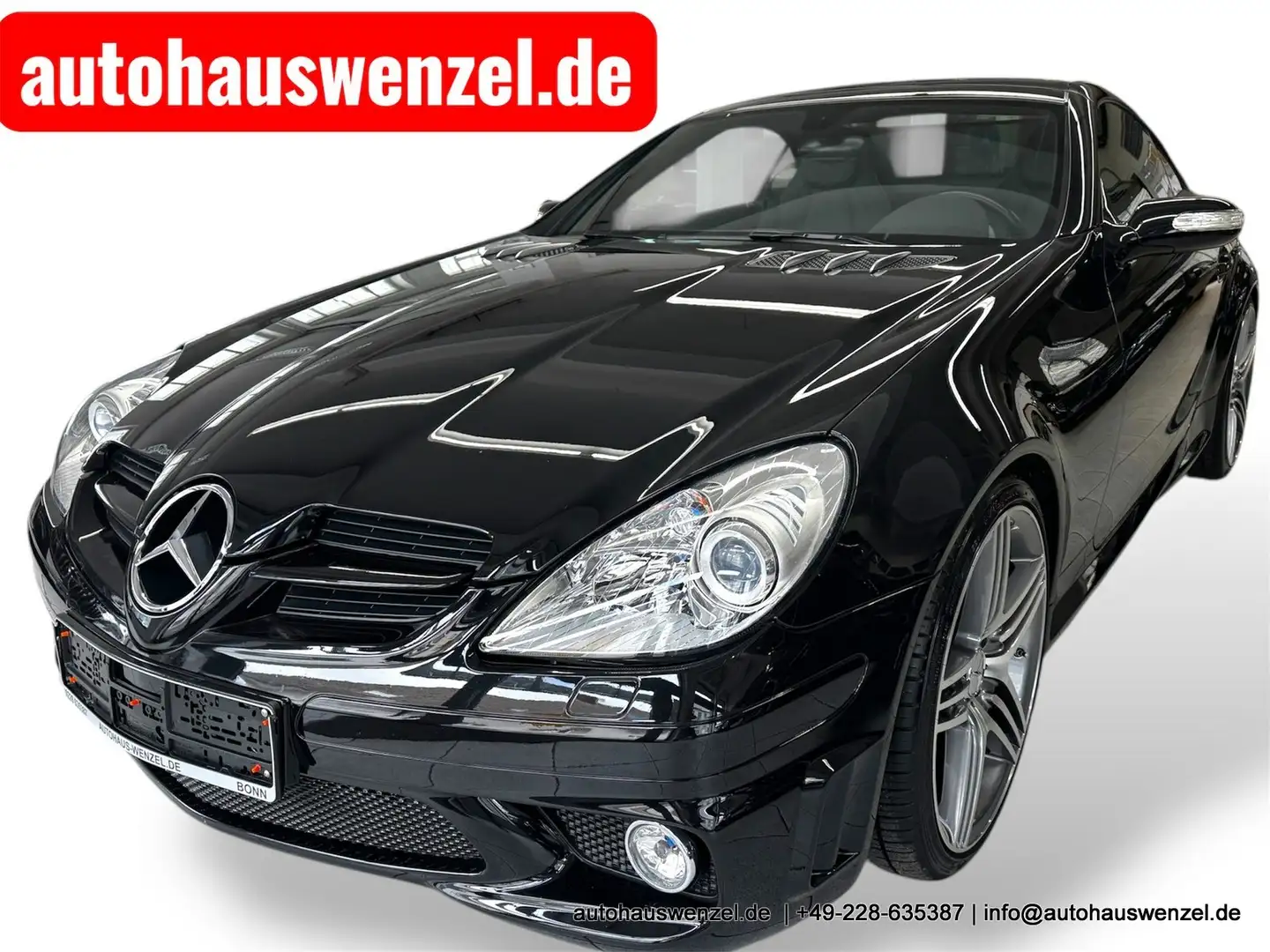 Mercedes-Benz SLK 350 6-Gang - nur 40.000 km - AMG Optik - SUPER ZUSTAND Schwarz - 1