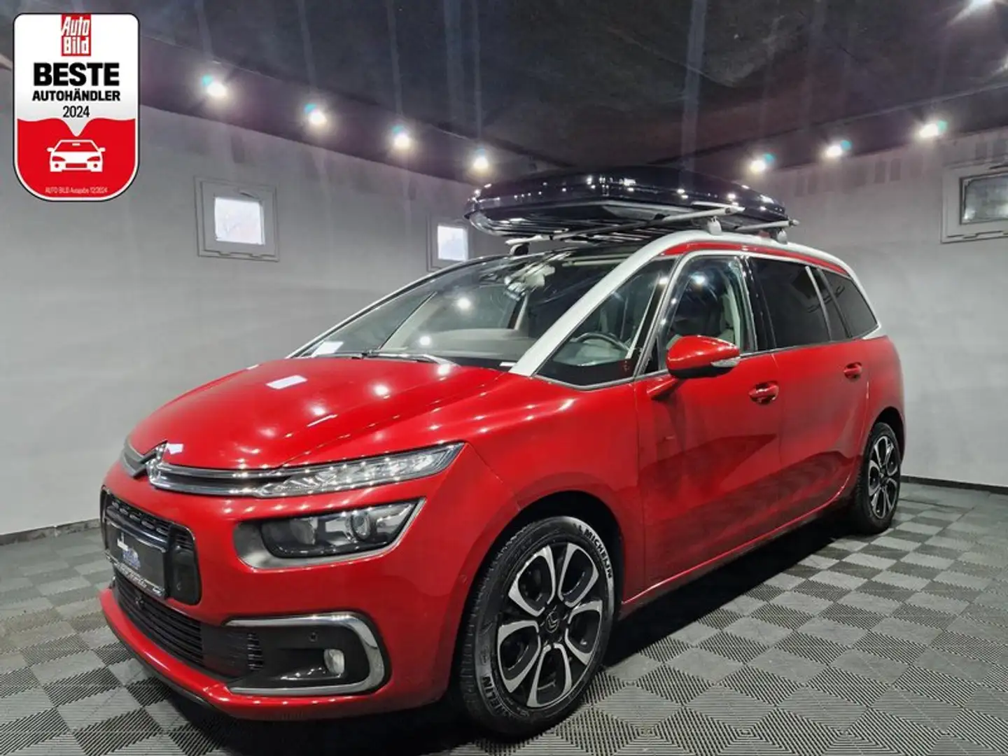 Citroen Grand C4 SpaceTourer Shine 100 Jahre Citroen Sondermodell7 SITZER|LEDER Rot - 1