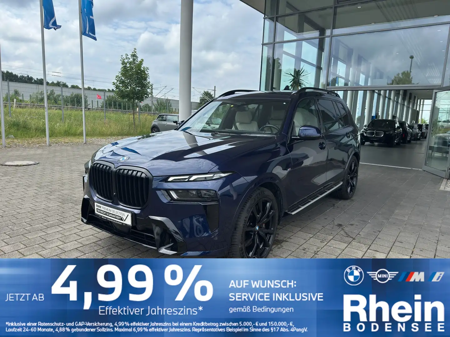 BMW X7 xDrive40d M Sport AHK Panorama ACC H&K Azul - 1