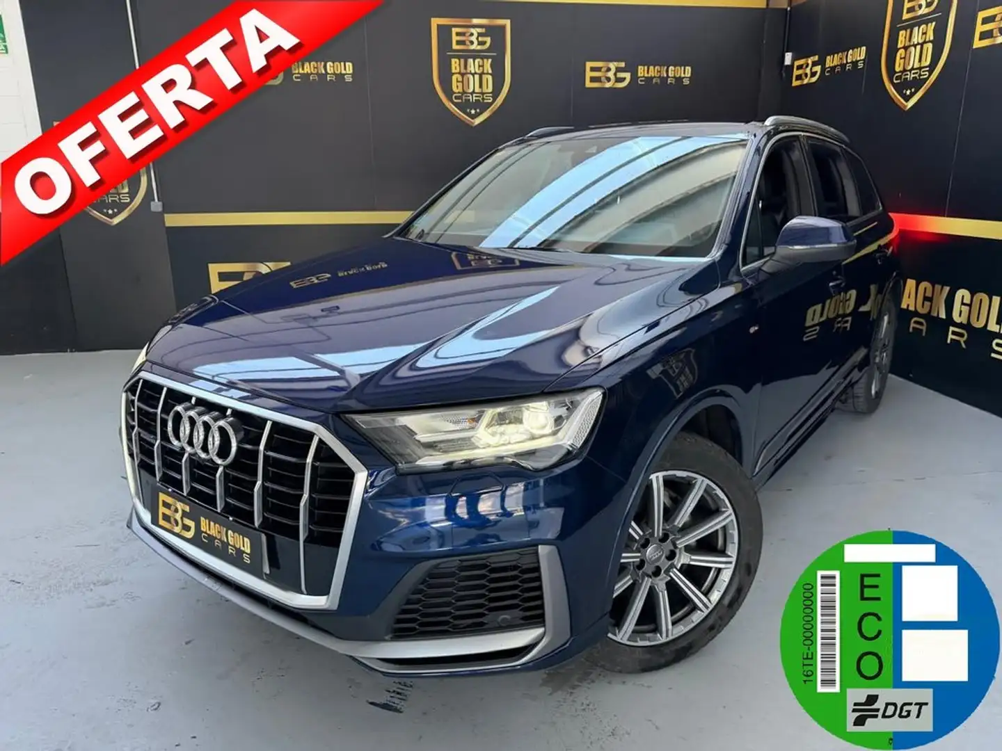 Audi Q7 S line 45 TDI 170kW (232CV) quat. tip. Azul - 1