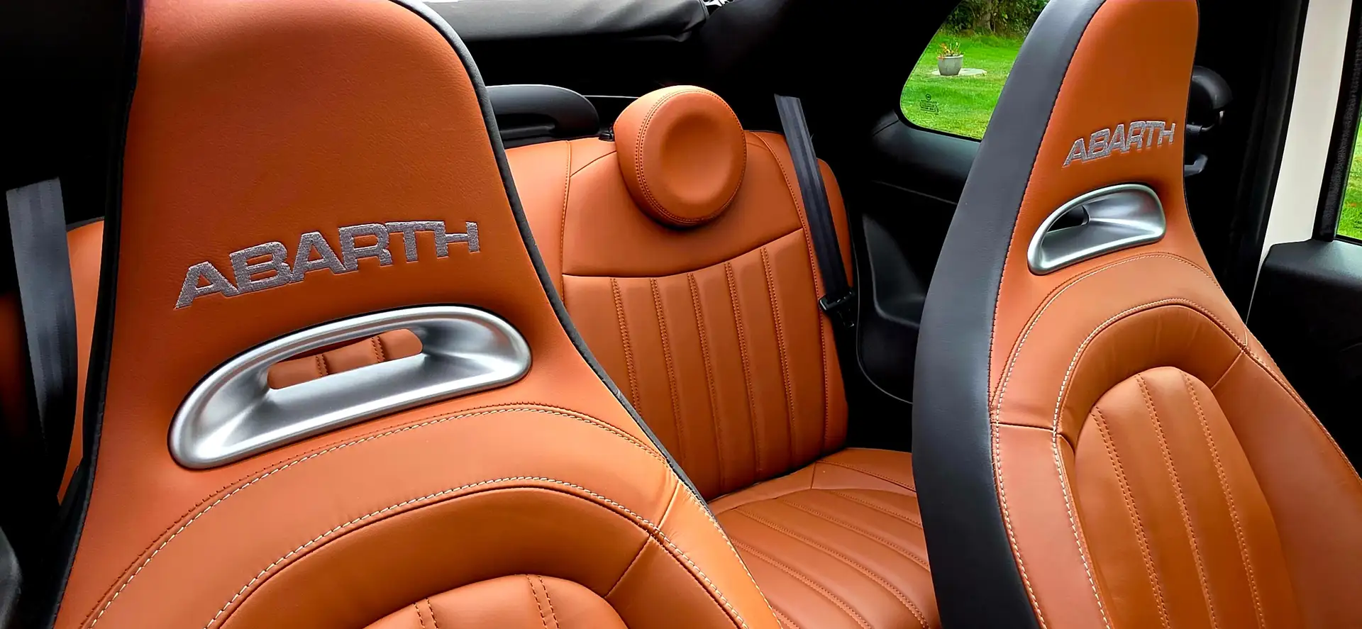 Abarth 595 Competizione Cabrio / Automatik Blanco - 1