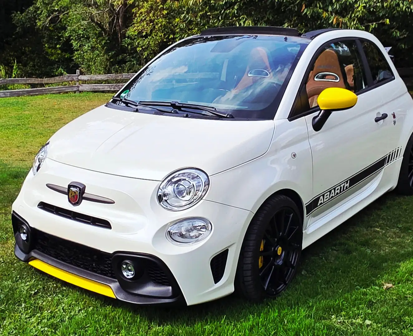 Abarth 595 Competizione Cabrio / Automatik Blanco - 2