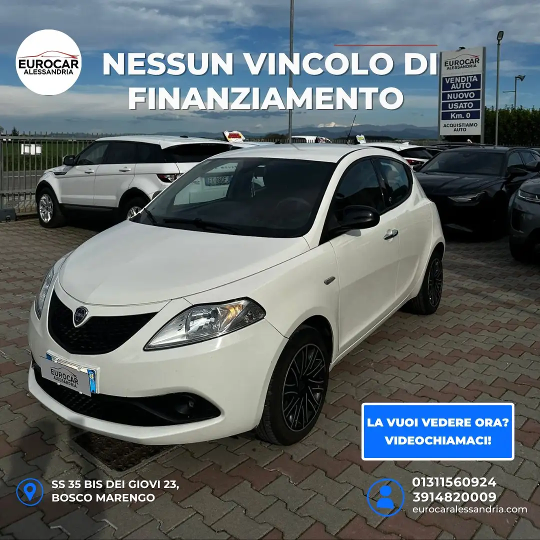 Lancia Ypsilon 1.2 Mya ecochic Gpl 69cv Bianco - 1