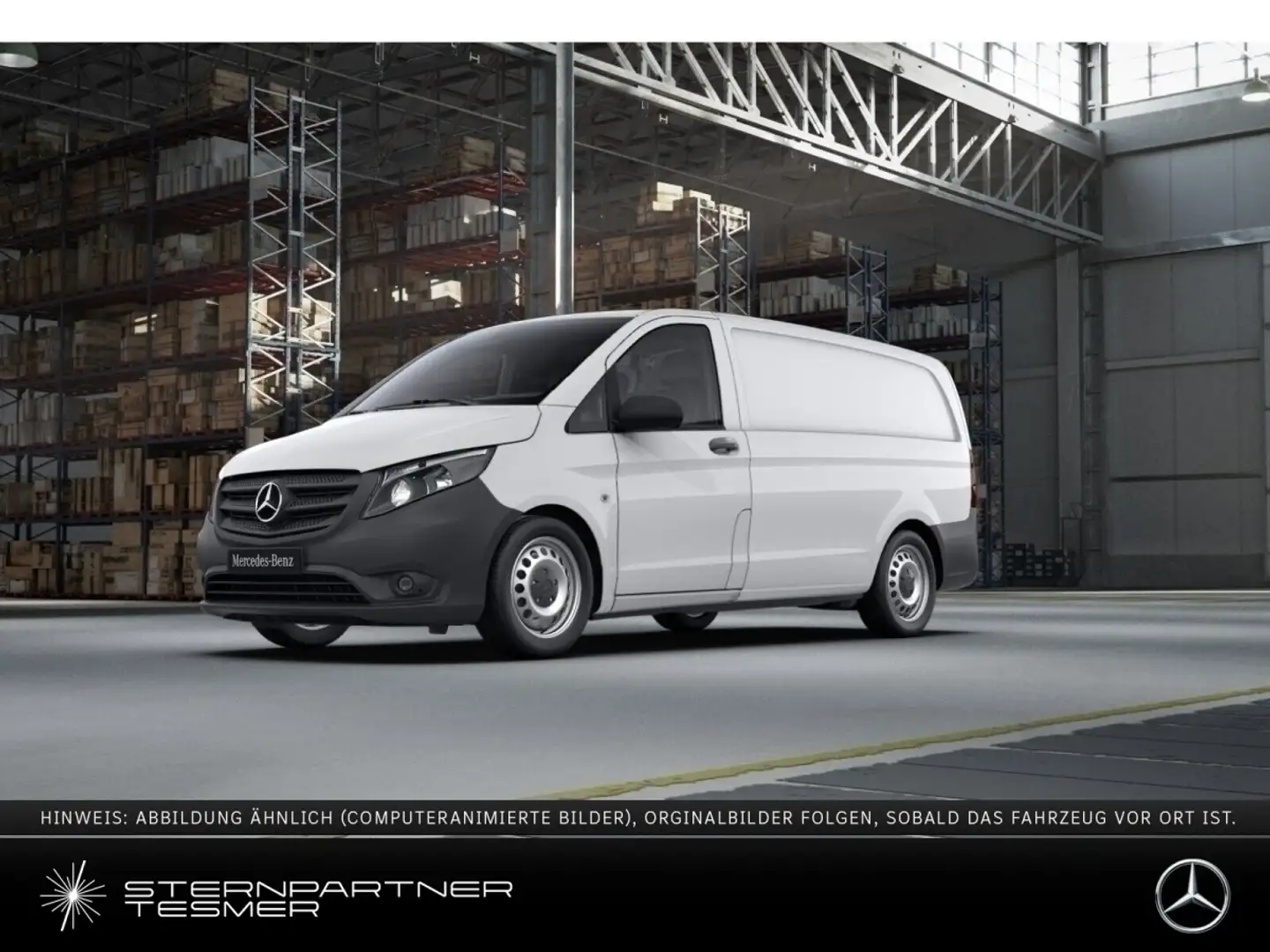 Mercedes-Benz Vito 116 CDI Kasten Lang SortimoRegal beidseitig Weiß - 1