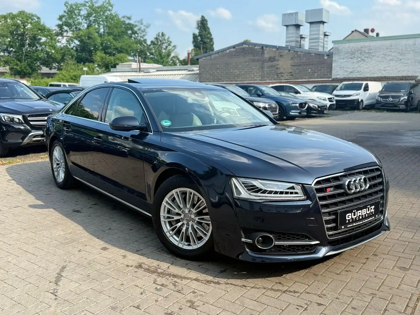 Audi A8 3.0 TDI quattr*Massage* Matrix*GSD*Belüft*HUD Modrá - 1