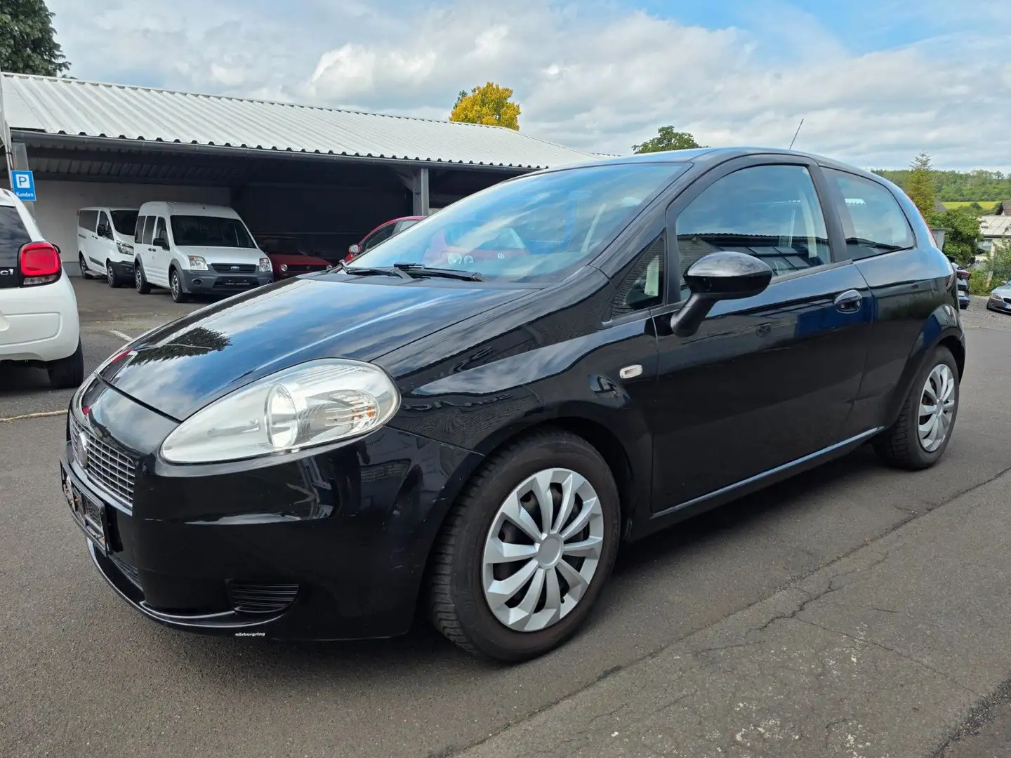 Fiat Punto 1.4 8V Active 1.Hand 2/3 Türer TÜV Neu Schwarz - 1